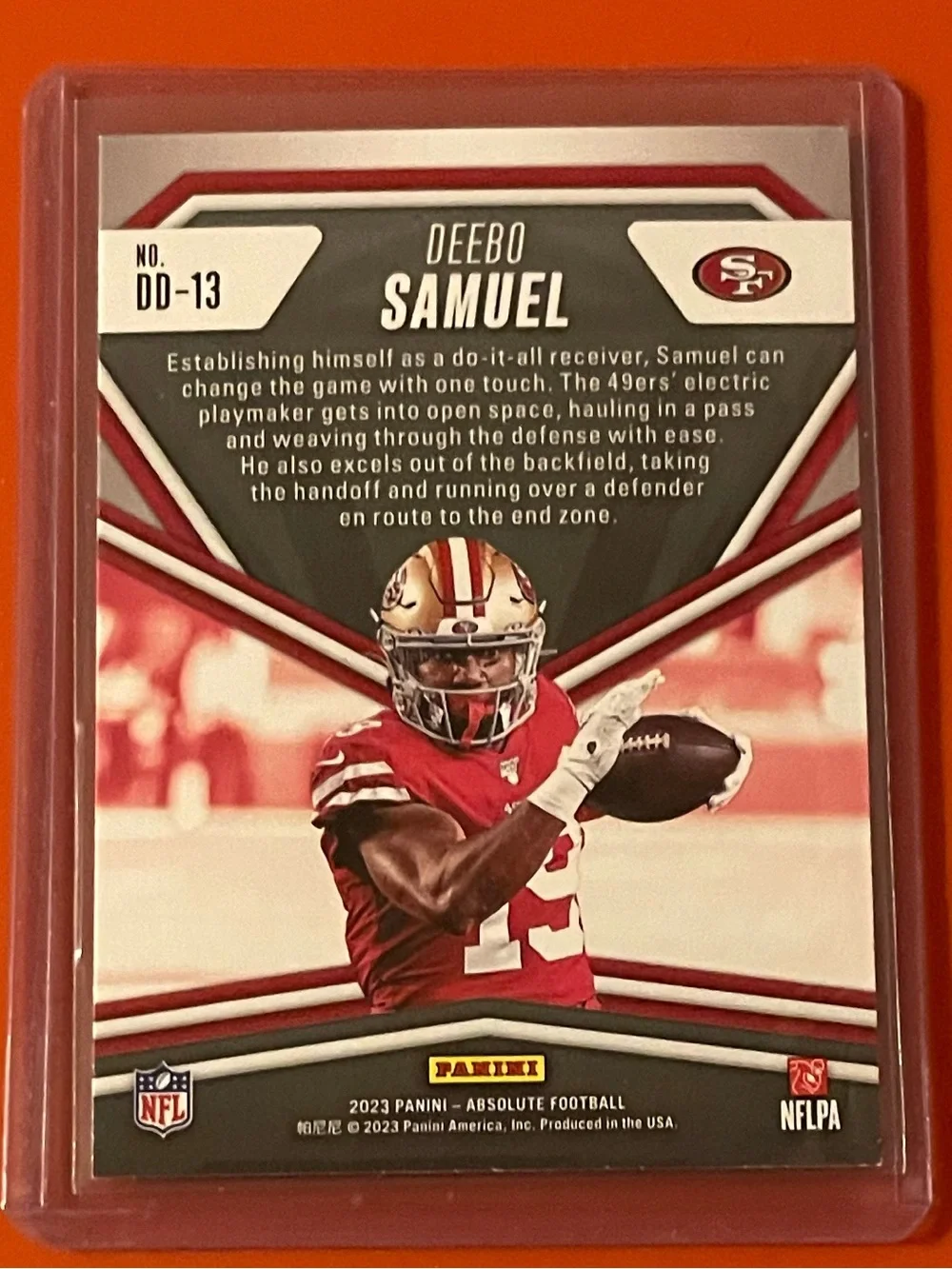 Deebo Samuel #DD-13 2023 Panini Absolute [Draft Diamonds] Football Trading Card
